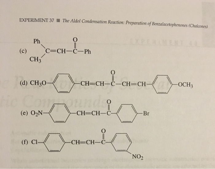 aldol condensation reaction experiment