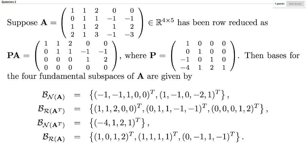 Solved Suppose A 1 0 1 2 1 1 1 1 2 1 2 3 0 1 1 1 0 Chegg Solved Suppose A 1 0 1 2 1 1 1 1 2 1 2 3 0 1 1 1 0 Chegg