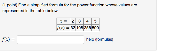 Solved Find a simplified formula for the power function | Chegg.com