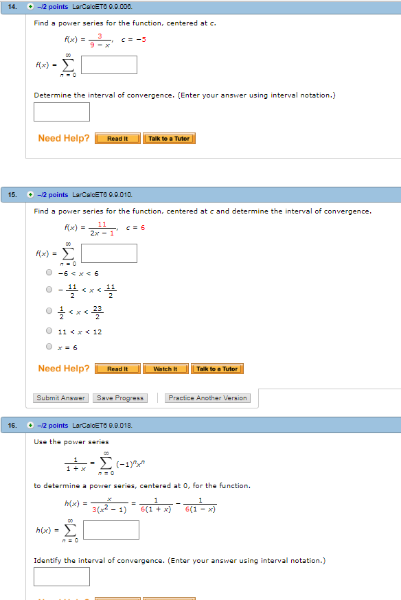 Solved Please Help Me With The Following Calculus Questions | Chegg.com