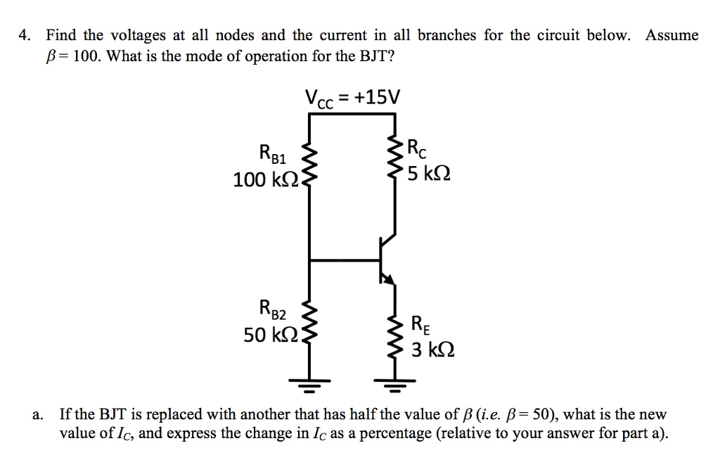 Solved Find The Voltages At All Nodes And The Current In All | Chegg.com