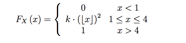 Solved Let discrete random variable X have cdf (a) Find the | Chegg.com