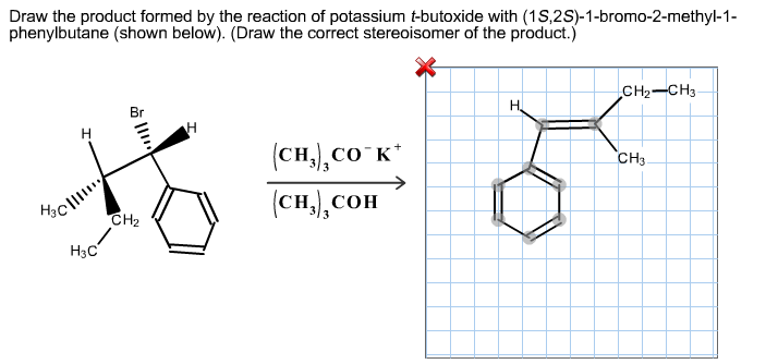 Solved Draw the product formed by the reaction of potassium | Chegg.com