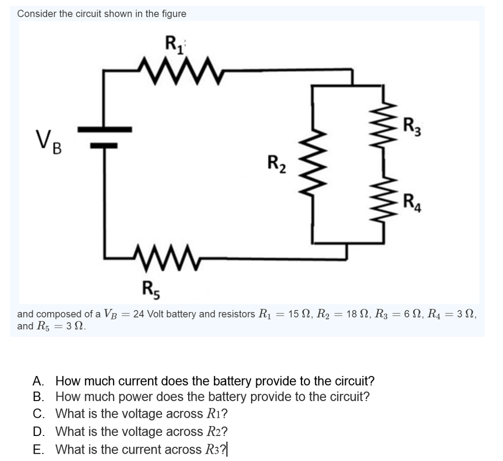 Solved Consider the circuit shown in the figure and