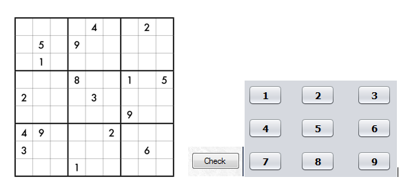 Solved Create a java code to make a Sudoku board ,9 numbered | Chegg.com