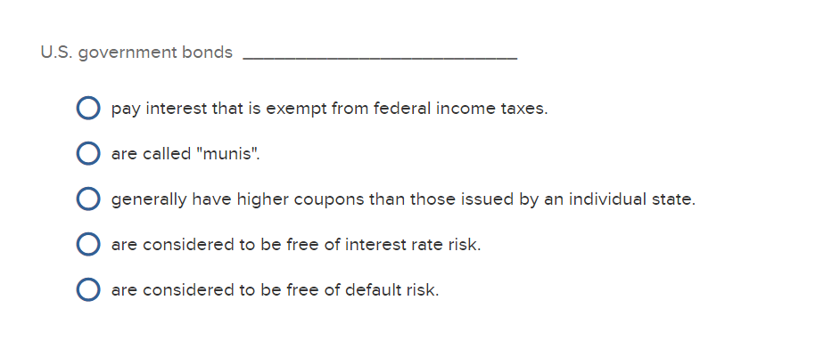 what is interest income from direct obligations of the us government
