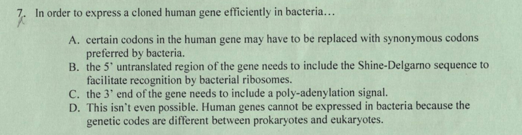 Solved Please answer this Genetics question: In order to | Chegg.com