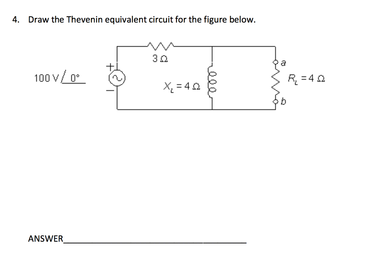 Solved Draw The Thevenin Equivalent Circuit For The Figure 8080