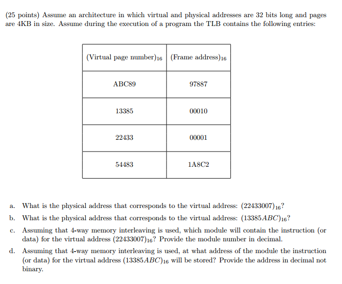 solved-25-points-assume-an-architecture-in-which-virtual-chegg