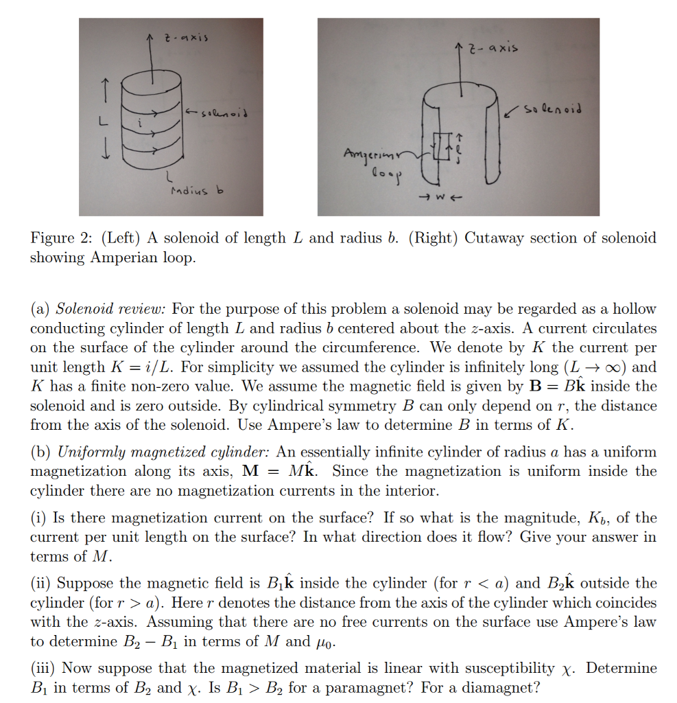 Solved Solenoid review For the purpose of this problem a