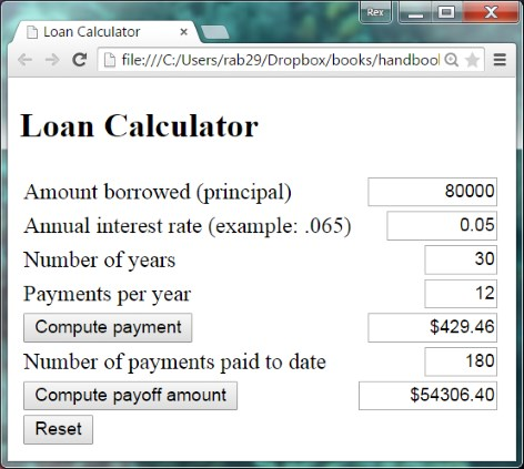 Solved Loan Calculator X ← C D 