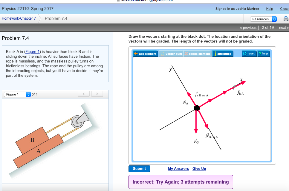 Solved Physics 2211G-Spring 2017 Homework-Chapter 7 Problem | Chegg.com