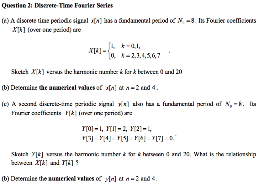 Fourier Series Solved Examples 