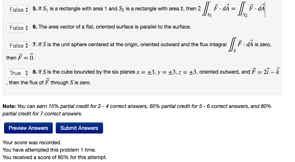 Solved (1 pt) Are the following statements true or false? | Chegg.com