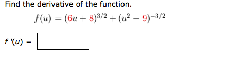 Solved Find the derivative of the function. f(t) = 1/2 (7t2 | Chegg.com