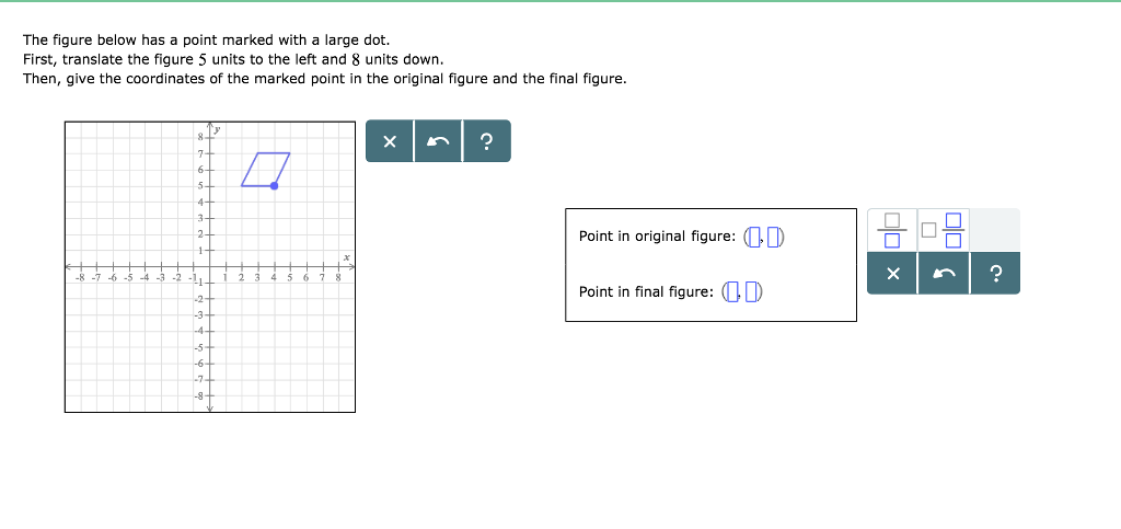 Solved The figure below has a point marked with a large dot. | Chegg.com