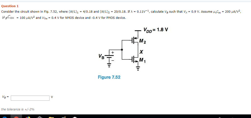 Solved Question1 Consider the circuit shown in Fig. 7.52, | Chegg.com