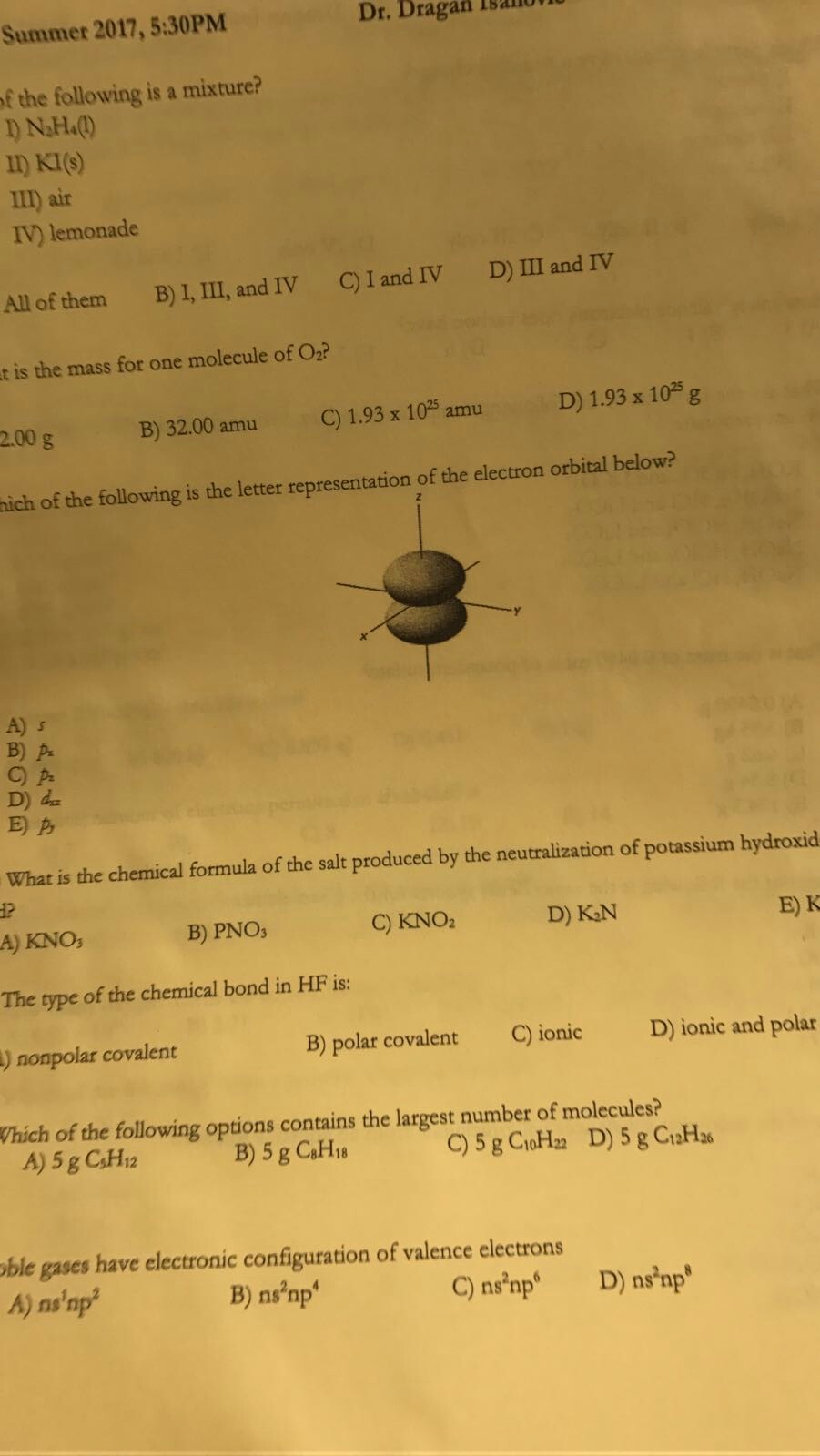 Solved What Is The Chemical Formula Of The Salt Produced Chegg