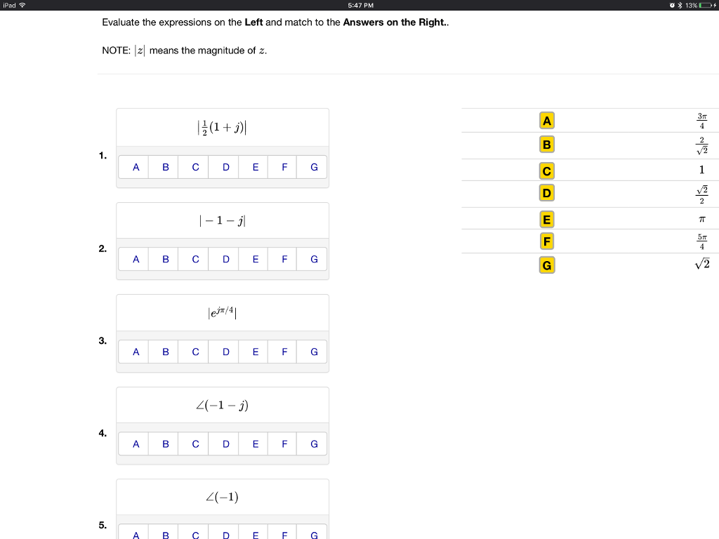solved-evaluate-the-expressions-on-the-left-and-match-to-the-chegg