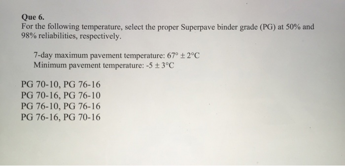 Solved For The Following Temperature, Select The Proper | Chegg.com