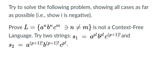 Solved Try To Solve The Following Problem, Showing All Cases | Chegg.com