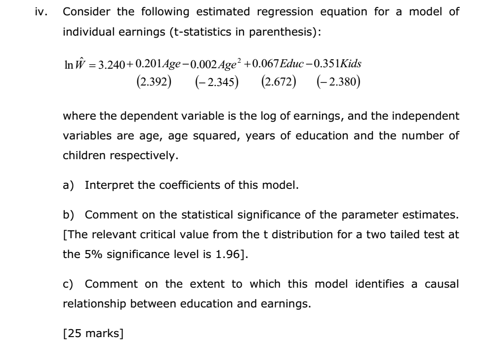 Solved 1 Consider The General Linear Model Y Xp E Where