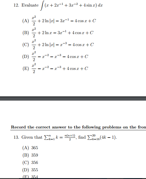 evaluate the integral 3 1 x4 ln x )) 2 dx