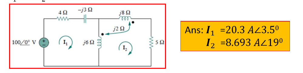 Solved Calculate the current I1 and I2 in the circuit shown | Chegg.com
