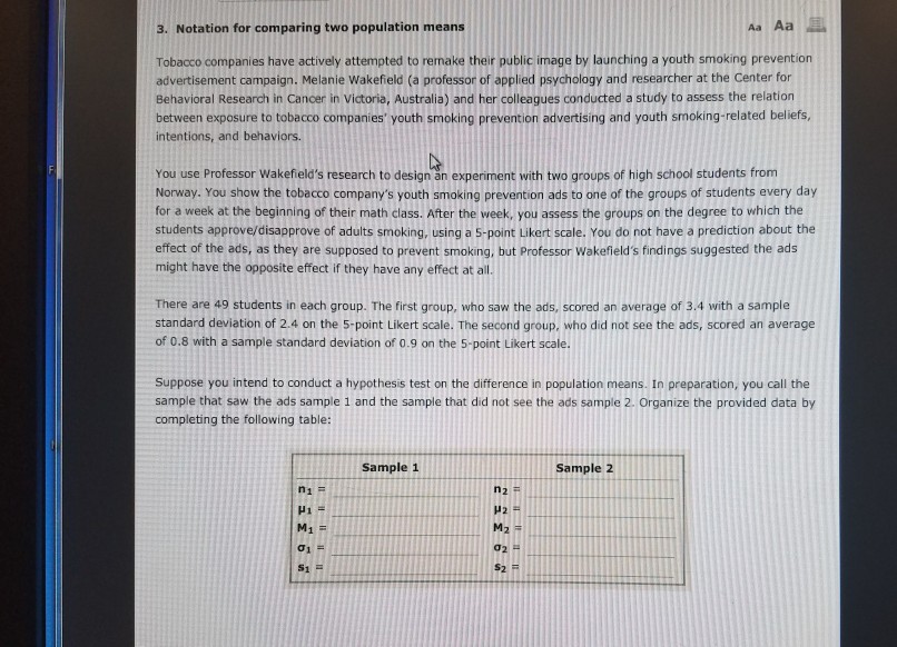 Solved Tobacco companies have actively attempted to remake