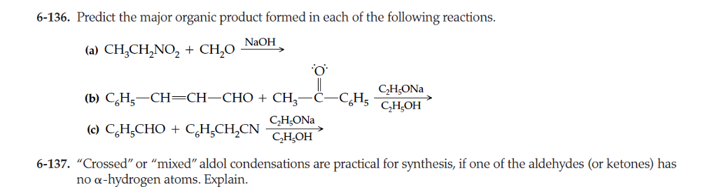 Solved Predict the major organic product formed in each of | Chegg.com