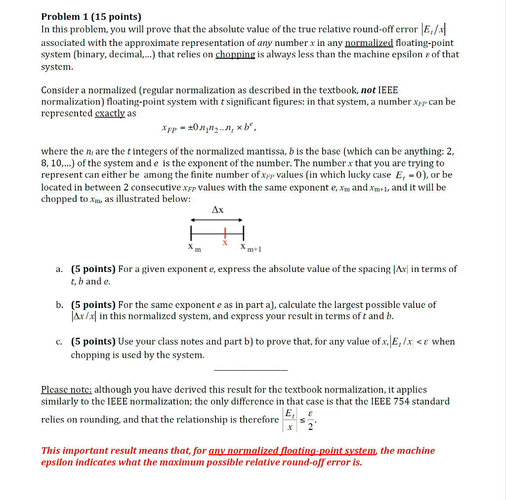 You will prove that the absolute value of the true | Chegg.com