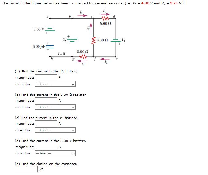 Solved The circuit in the figure below has been connected | Chegg.com