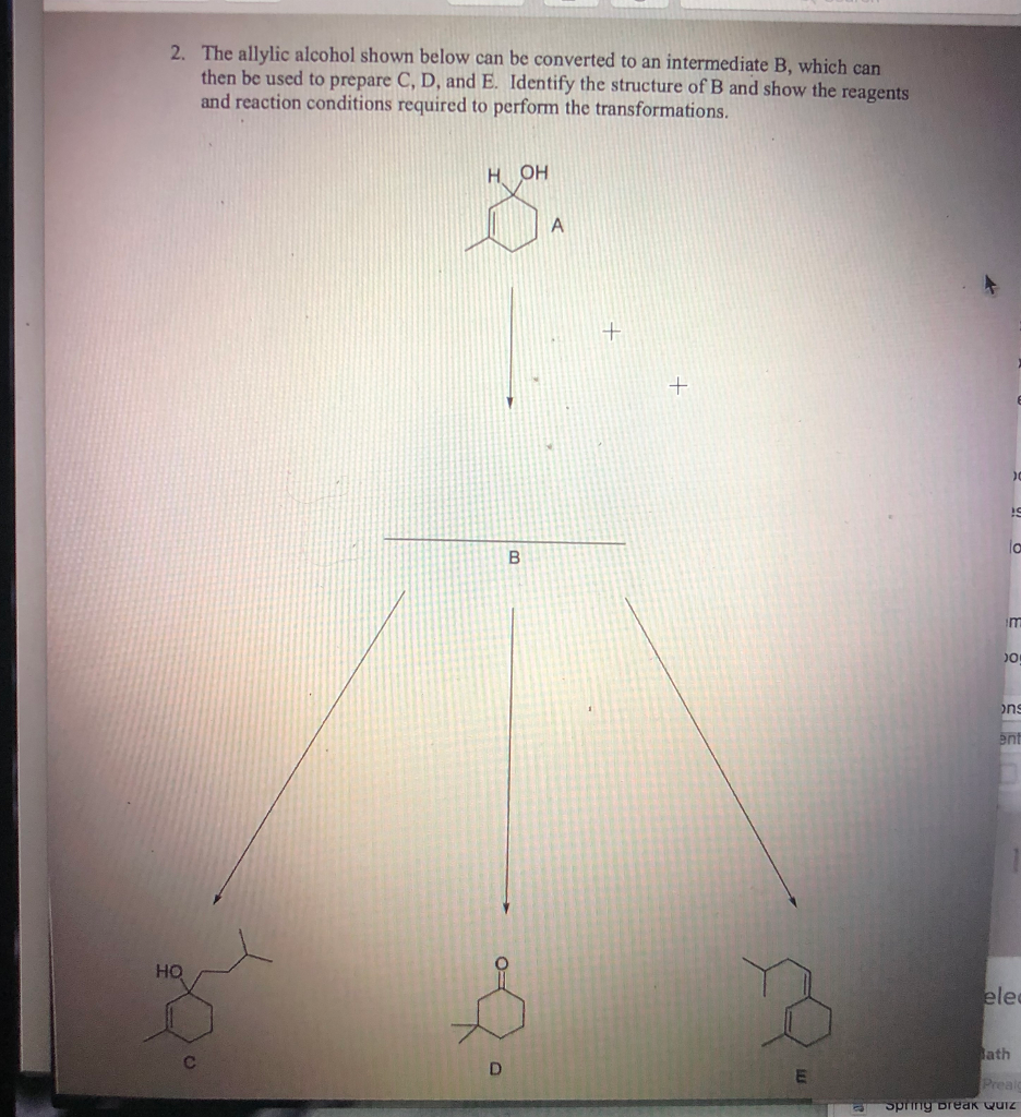 Secondary Allylic Alcohol Examples