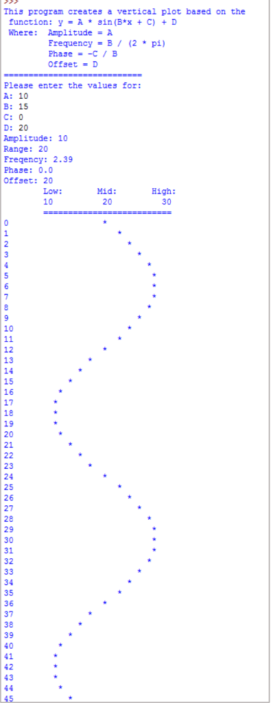 Solved PYTHON:please display code in python Part 1: | Chegg.com
