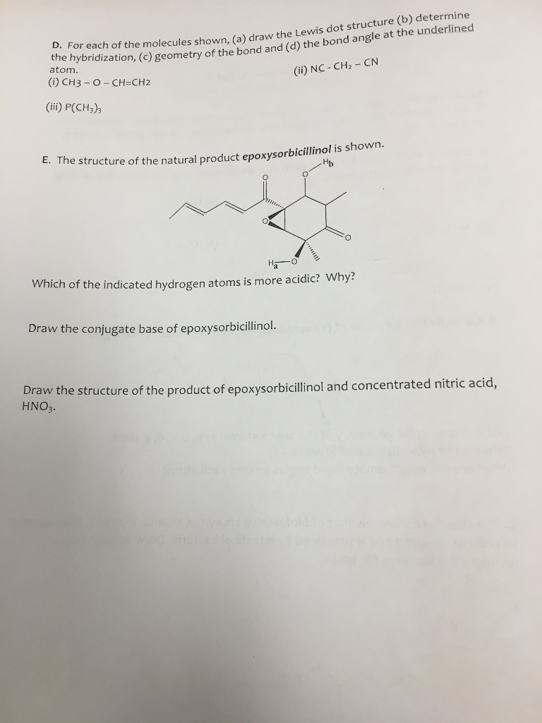 Solved Draw The Lewis Structure Of The Following Molecule Cheggcom