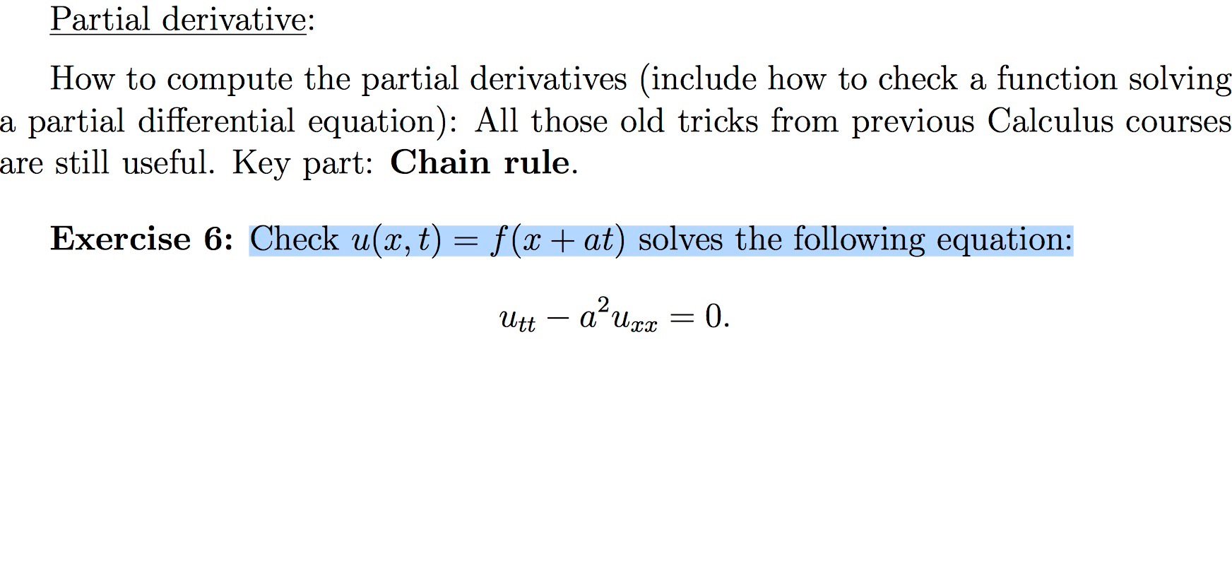Solved Partial derivative How to compute the partial | Chegg.com