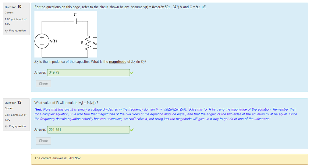 Solved For the questions on this page, refer to the circuit | Chegg.com
