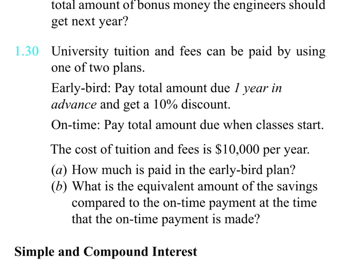 Solved University Tuition And Fees Can Be Paid By Using One | Chegg.com