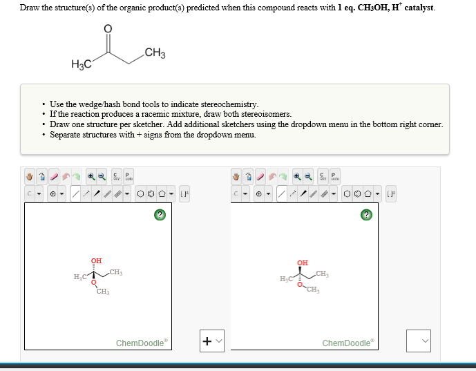 Solved Draw the structure(s) of the organic product(s) | Chegg.com