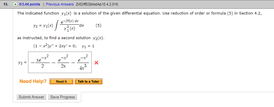 solved-the-indicated-function-y1-x-is-a-solution-of-the-chegg