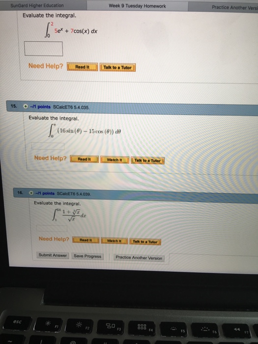 solved-evaluate-the-integral-integral-2-0-5e-x-7cos-x-dx-chegg