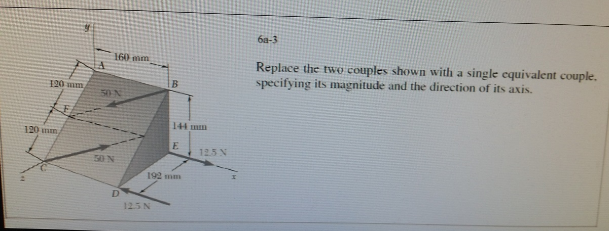 6a-3 Replace The Two Couples Shown With A Single | Chegg.com