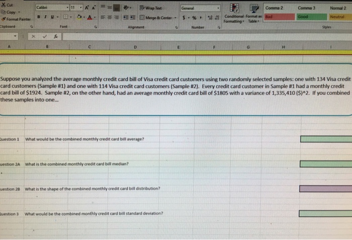 Average Monthly Credit Card Bill