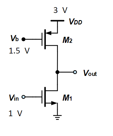 Solved (5 points) Consider the CS amp with a current source | Chegg.com