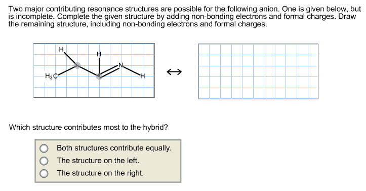 Solved Two Major Contributing Resonance Structures Are | Chegg.com