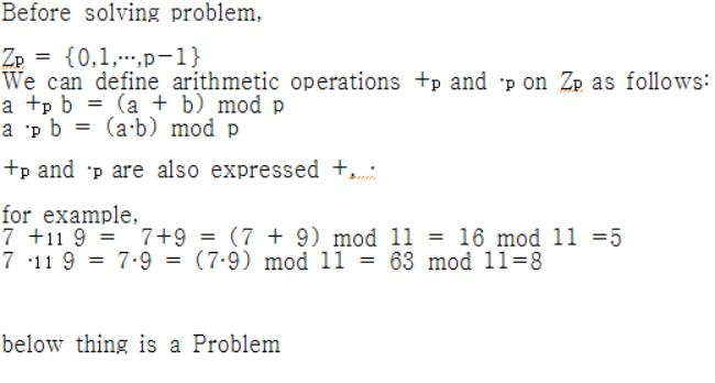 Number Theory Examples