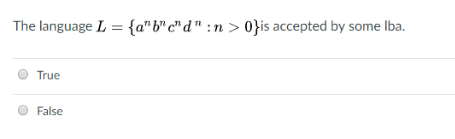 Solved The language L = {a^n b^n c^n d^n : n>0} is accepted | Chegg.com