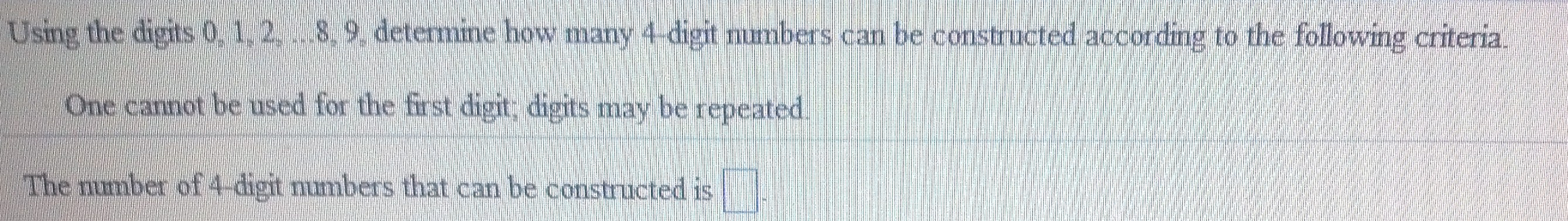 Solved Using the digits 0, 1, 2, 8, 9, determine how many | Chegg.com