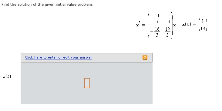Solved Find The Solution Of The Given Initial Value Problem Chegg Solved Find The Solution Of The Given Initial Value Problem Chegg
