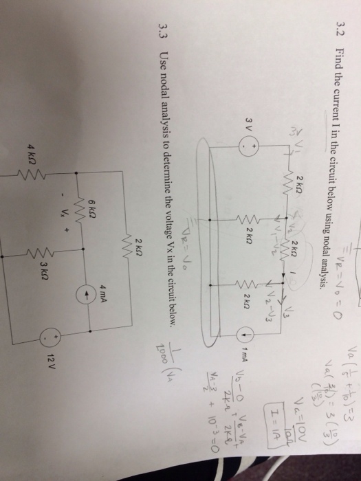 Solved 3.2 Find the current I in the circuit below using | Chegg.com